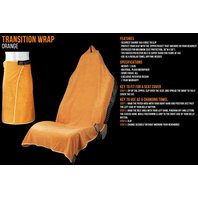 TRANSITION WRAP - osuška/uterák 3v1 (oranžová)