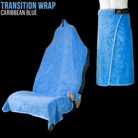 TRANSITION WRAP - osuška/uterák 3v1 (svetlomodrá)